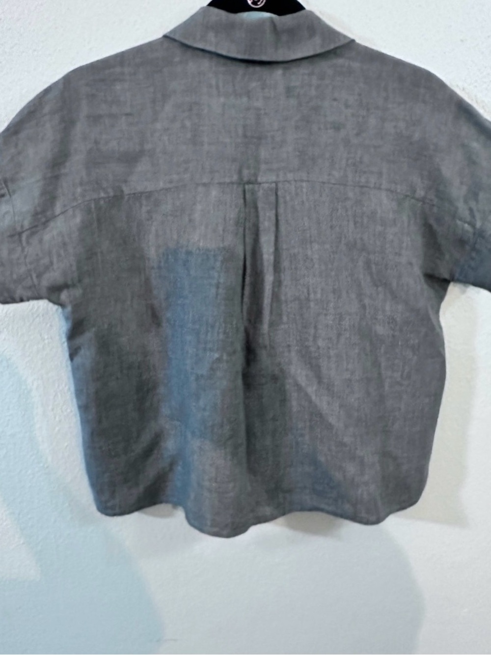 Eileen Fisher Washed Organic Linen Delave in Nile - Picture 5 of 7